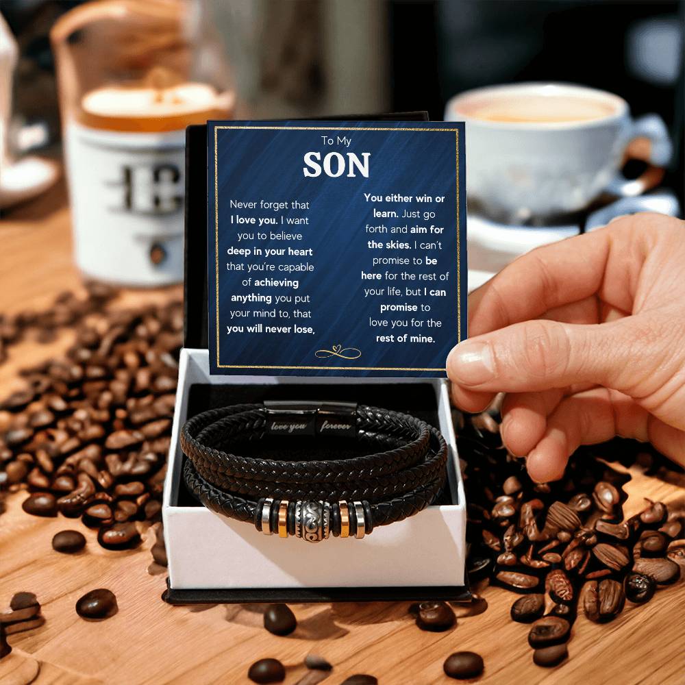 TO MY SON SKIES BRACELET