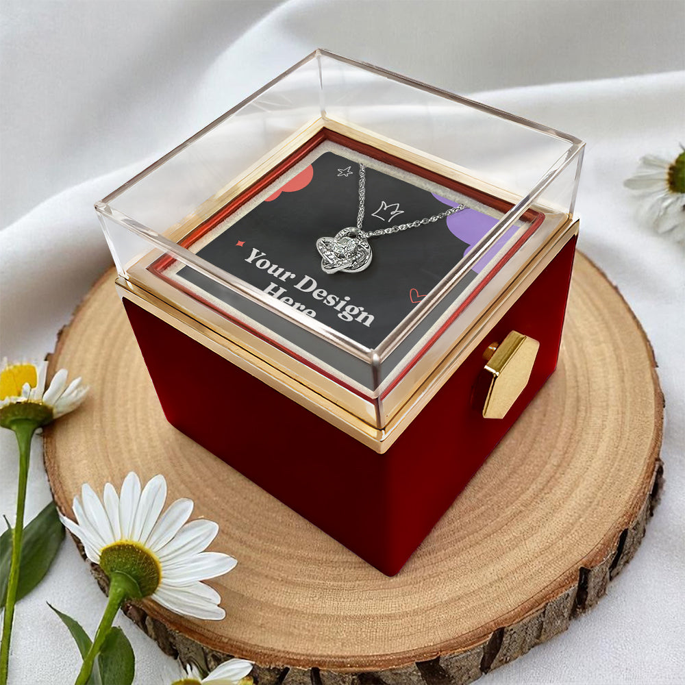 Chapters Cross - Daughter Birthday Necklace with Rose Box