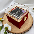 Chapters Cross - Daughter Birthday Necklace with Rose Box